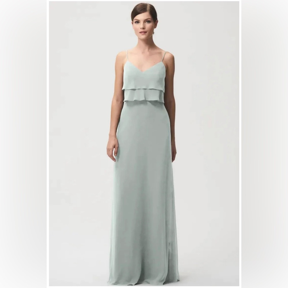 Jenny Yoo Como Bridesmaid Dress in Morning Mist